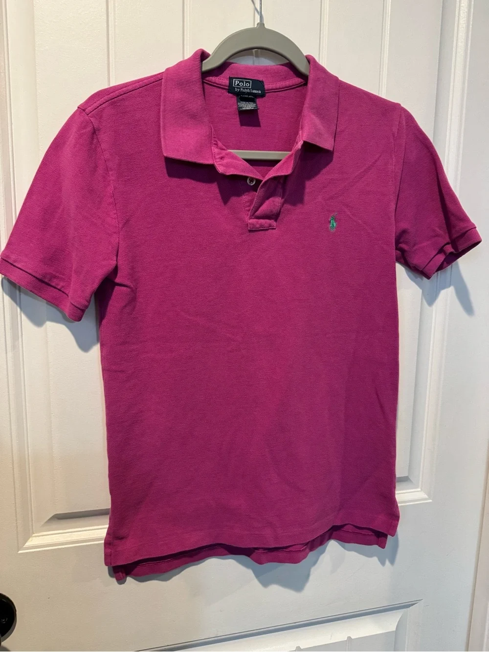 Ralph Lauren Kids Polo Shirt in Bright Magenta
